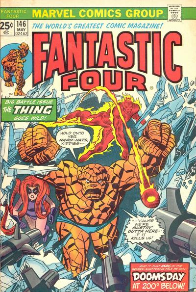 Fantastic Four #146 - Vg-, Small Stain