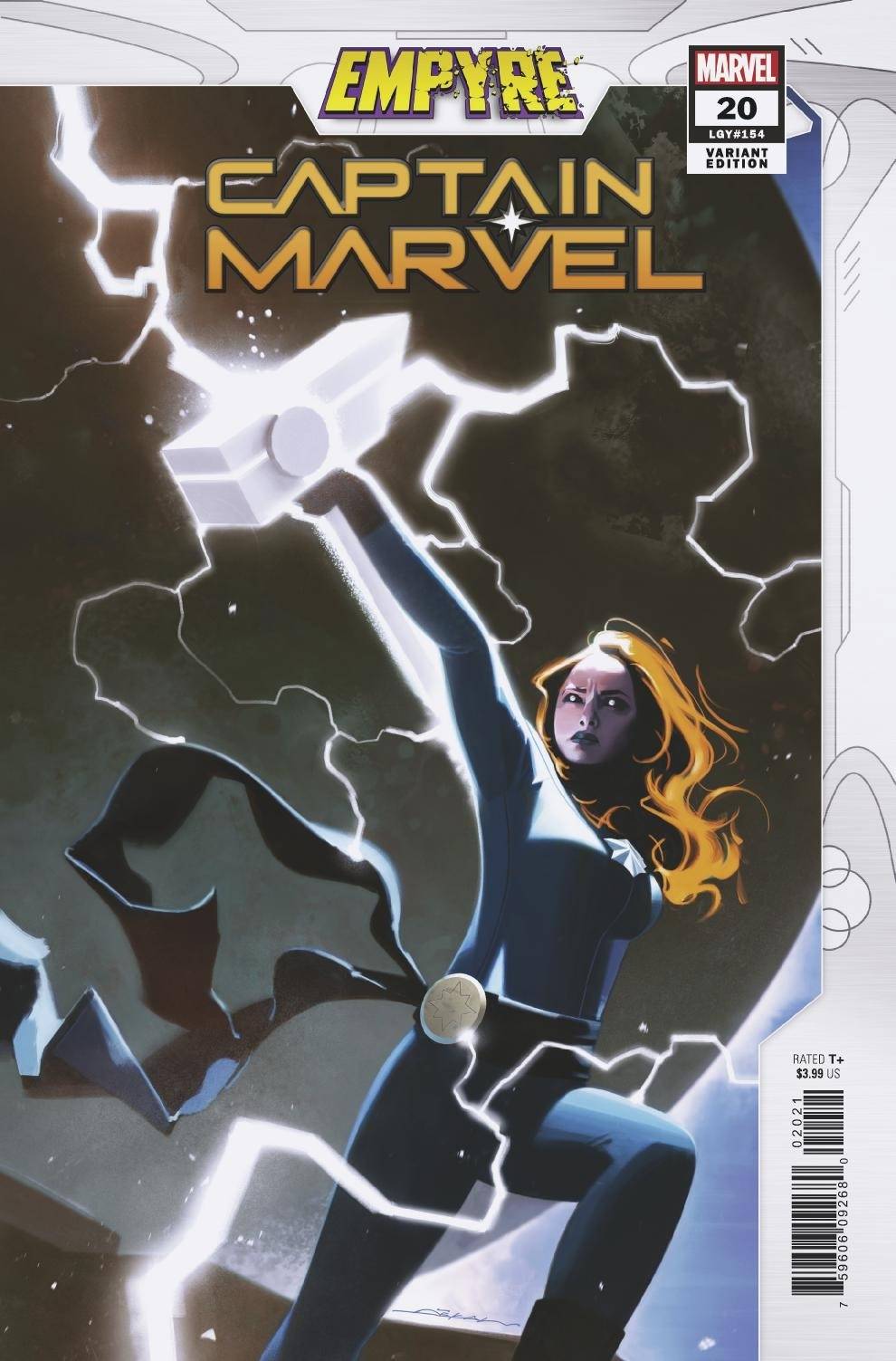 Captain Marvel #20 Dekal Empyre Variant (2019)