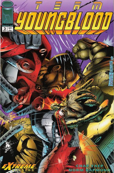 Team Youngblood #3-Very Good (3.5 – 5)