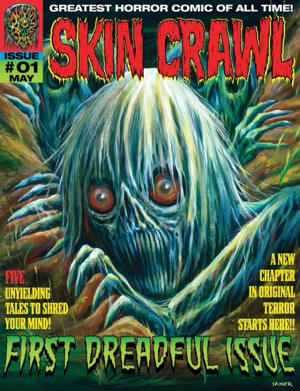 Skin Craw Magazine #1 By Skinner (Black & White Edition)