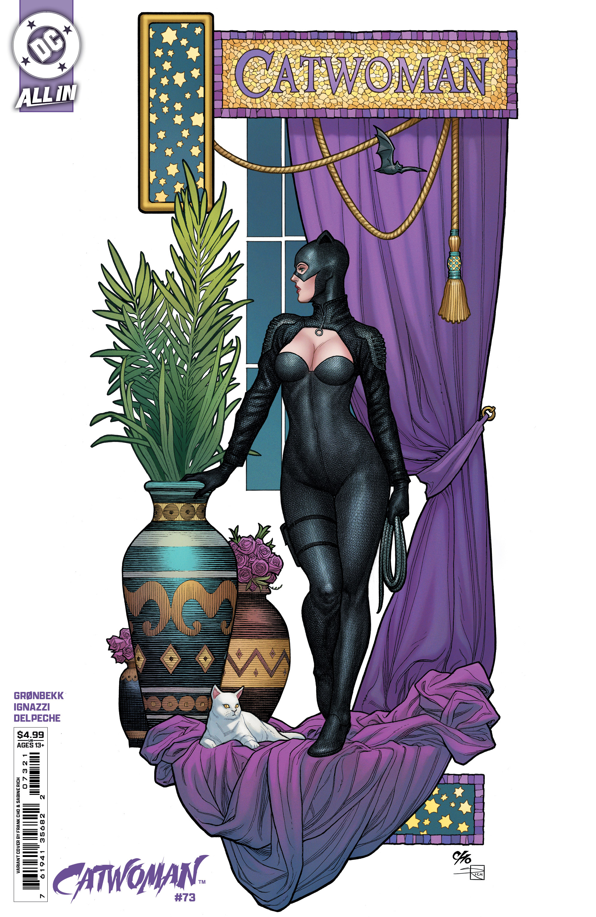 Catwoman #73 Cover B Frank Cho Card Stock Variant