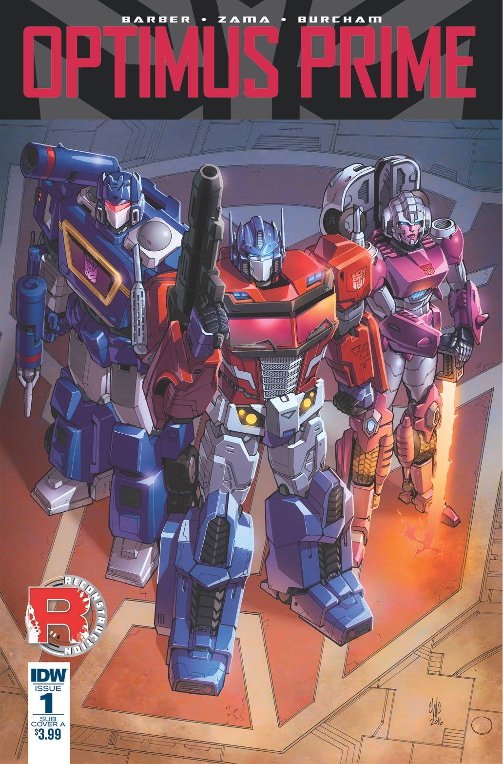 Optimus Prime #1 Subscription Variant A