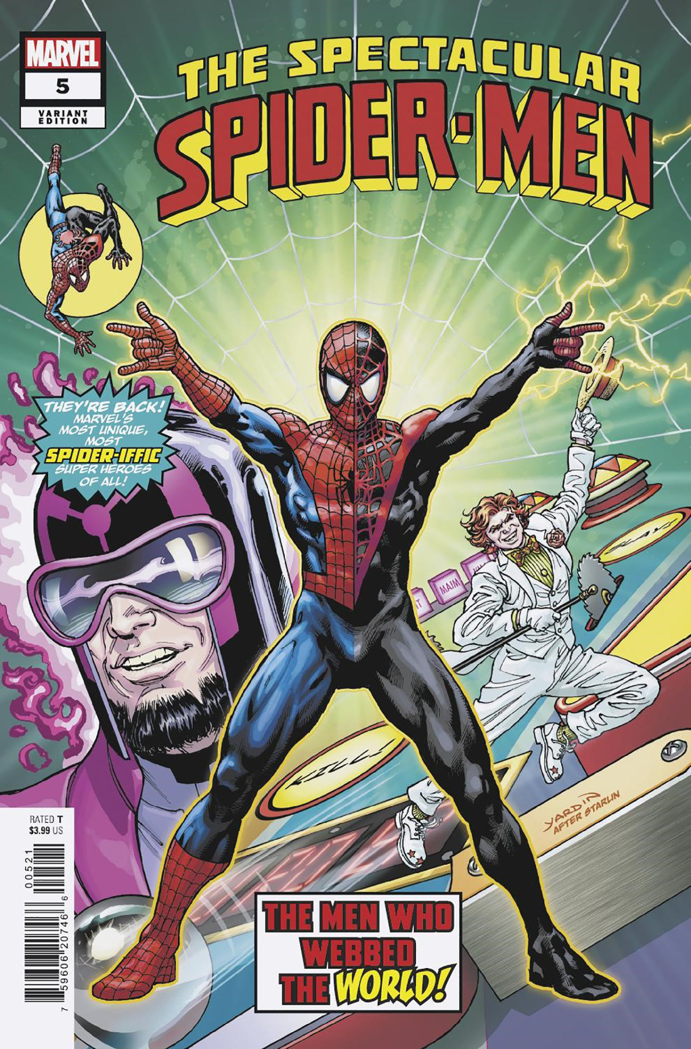 Spectacular Spider-Men #5 David Yardin Homage Variant