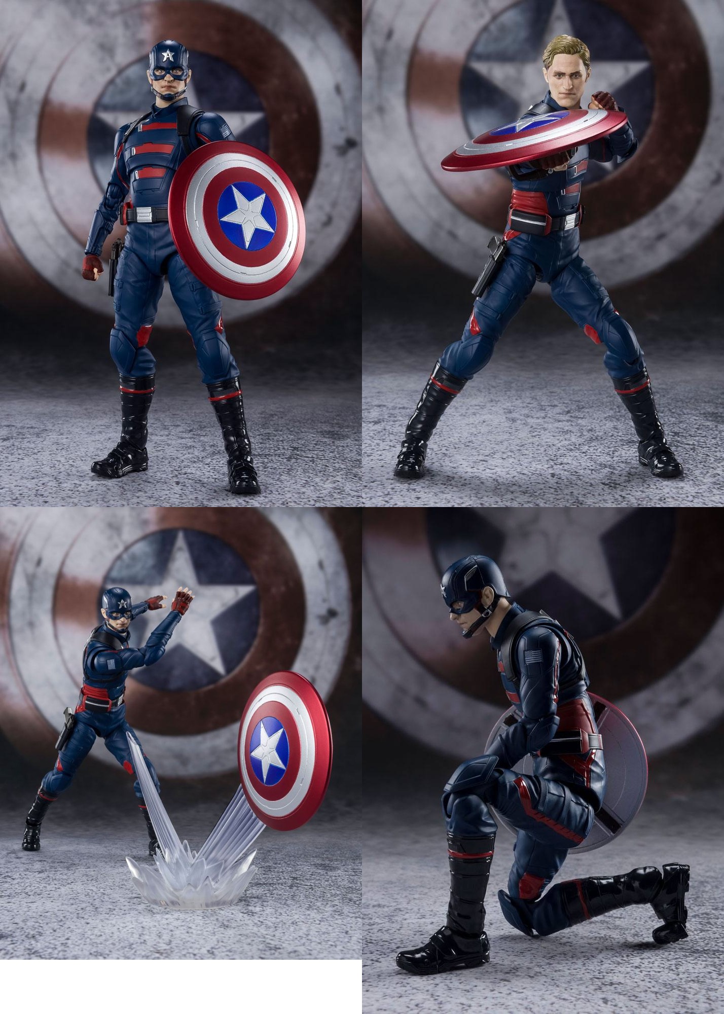 The Falcon And The Winter Soldier S.H. Figuarts Captain America (John F. Walker) Act