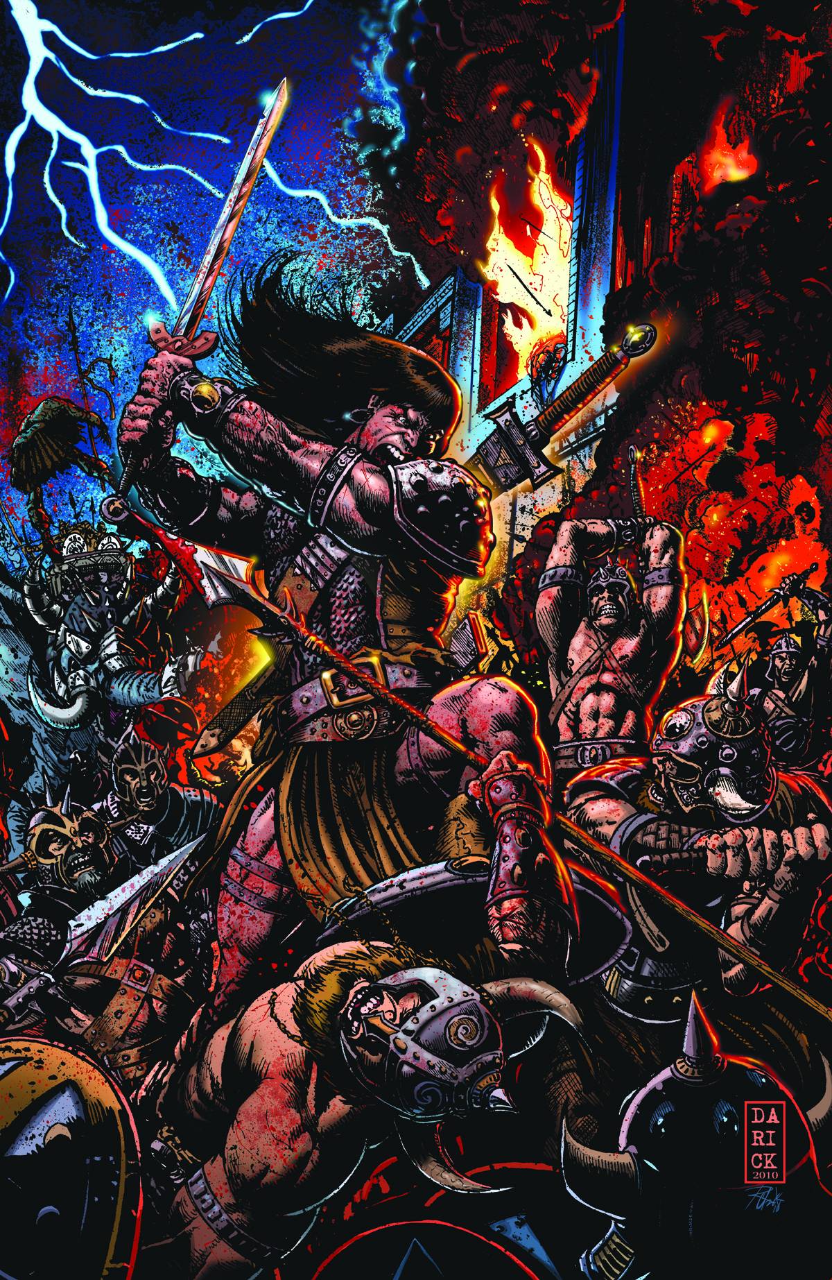 King Conan Scarlet Citadel #1 Darick Robertson Cover