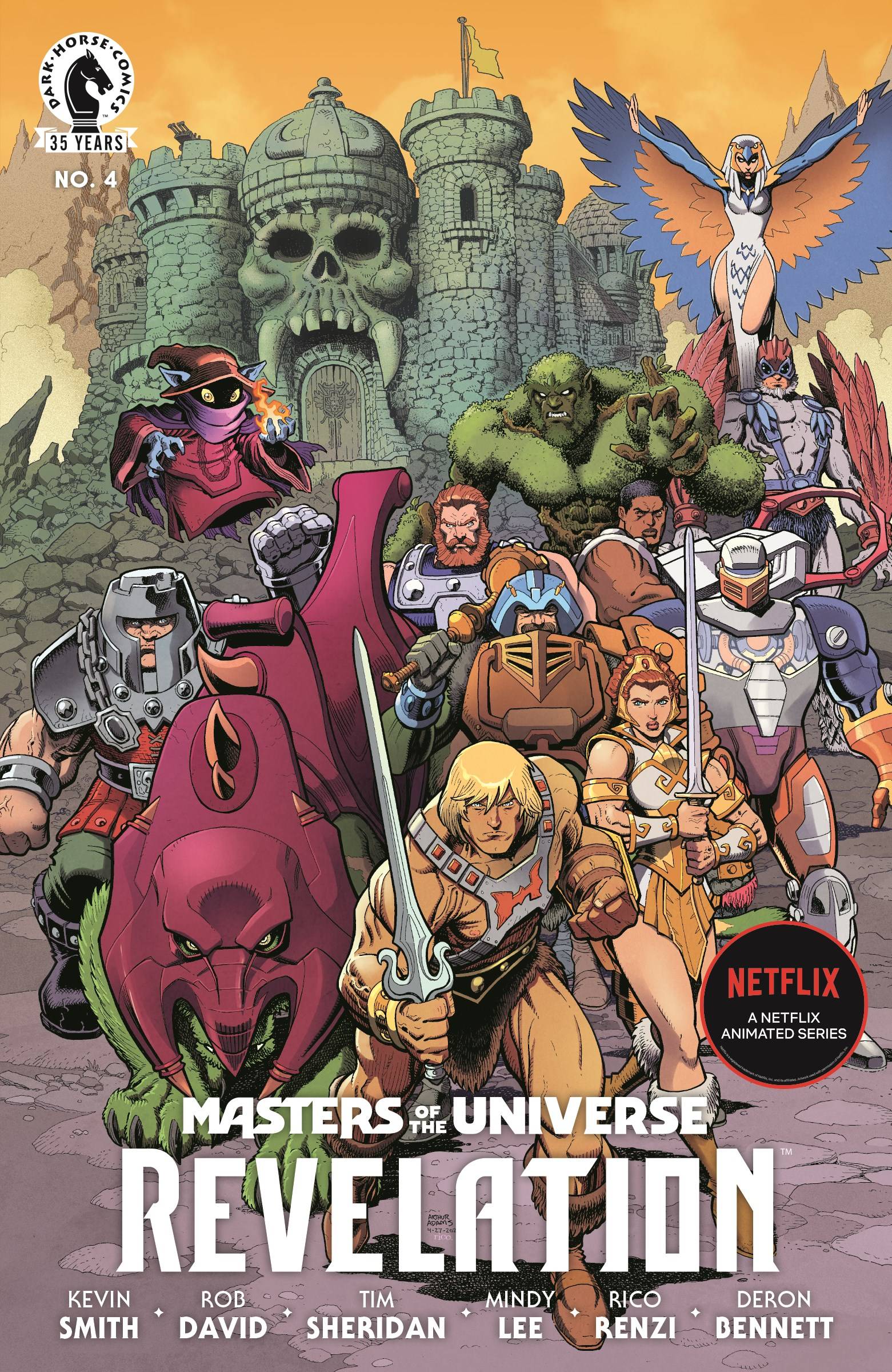 Masters of the Universe Revelation #4 Cover B Adams (Of 4)