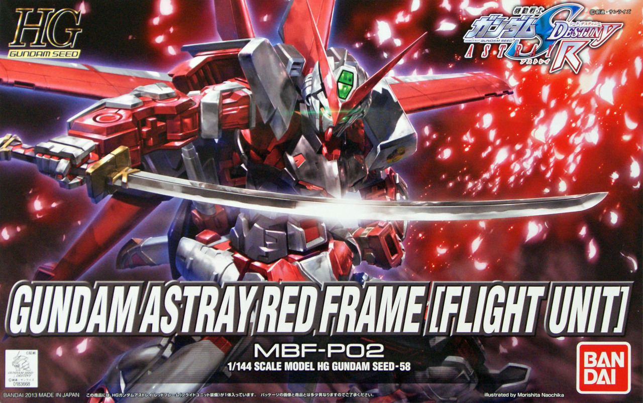 #58 Gundam Astray Red Frame (Flight Unit) "Gundam Seed Astray" Hg Seed
