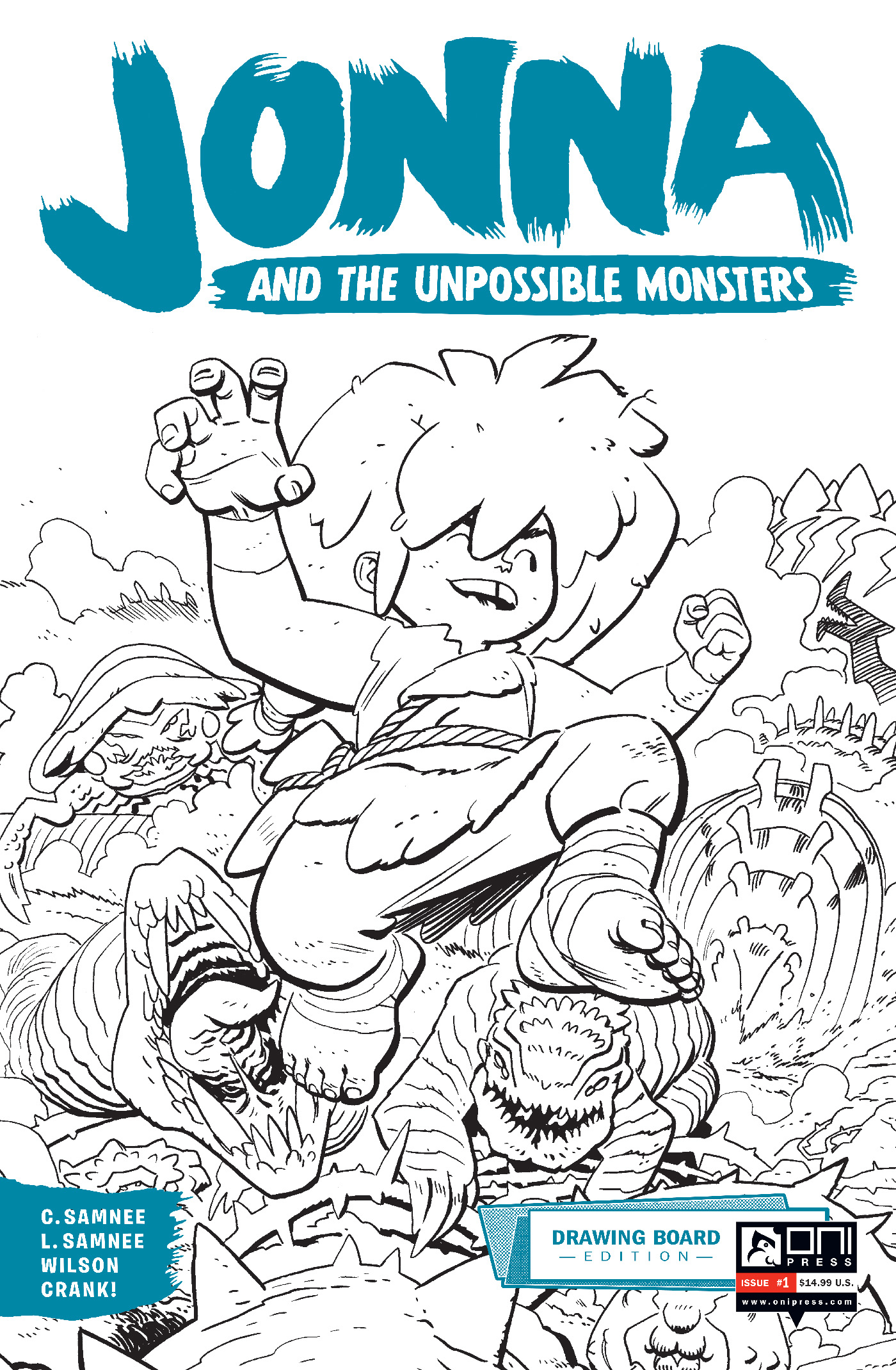 Jonna and the Unpossible Monsters #1 Drawing Board Edition