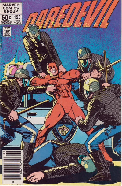 Daredevil #195 [Newsstand]-Fine (5.5 – 7)