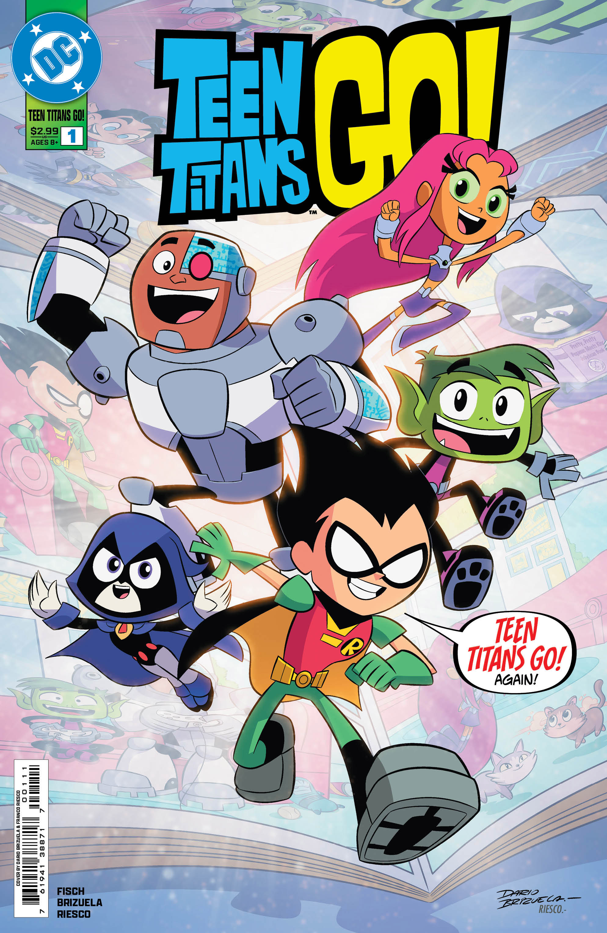 Teen Titans Go #1 Cover A Dario Brizuela