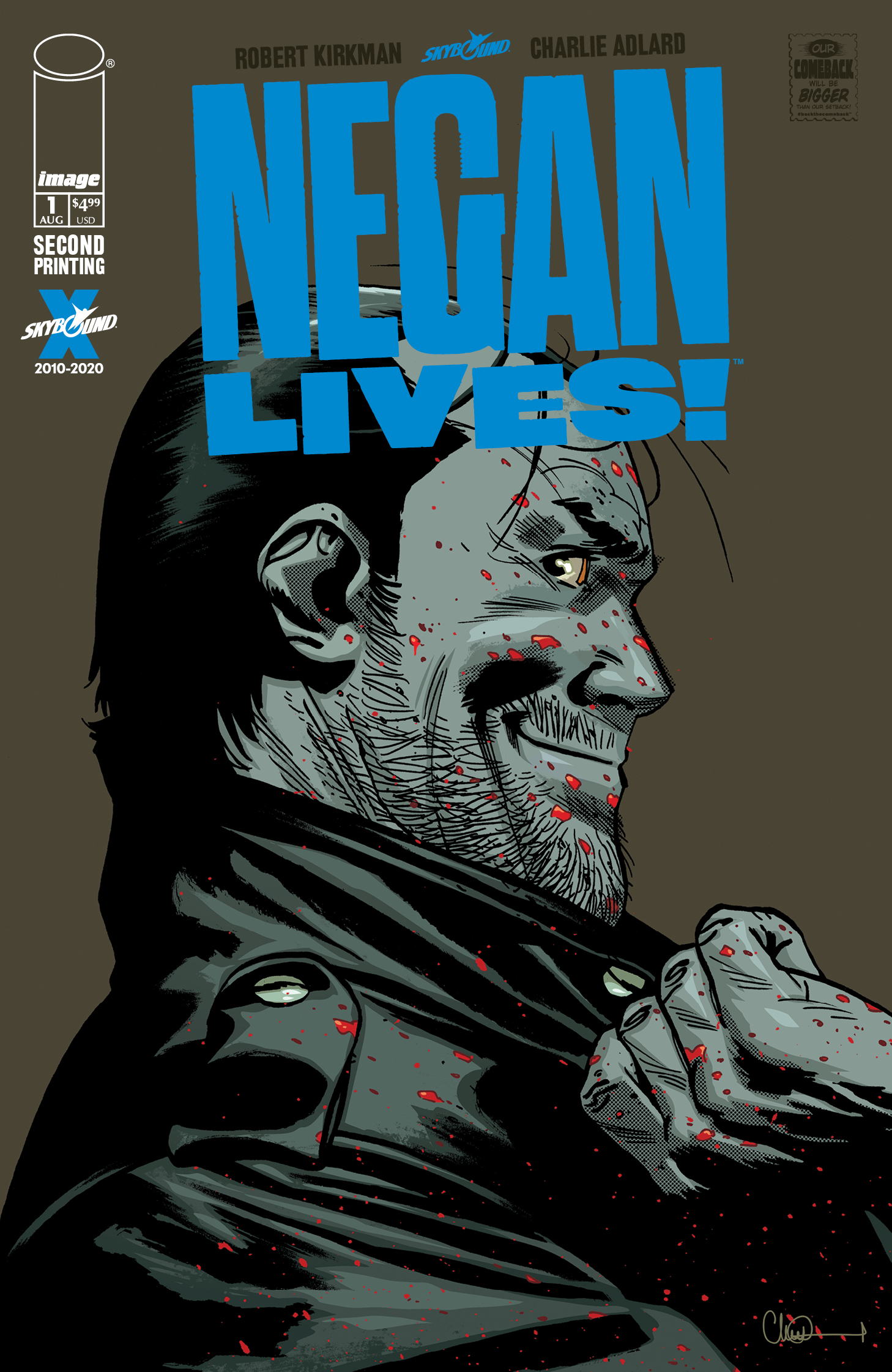 Negan Lives #1 2nd Printing (Mature)