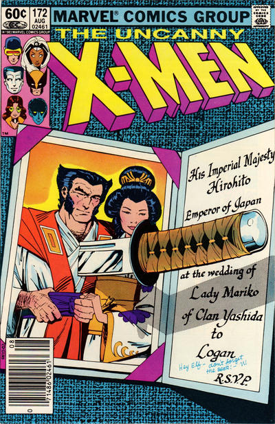 The Uncanny X-Men #172 [Newsstand]-Near Mint (9.2 - 9.8)