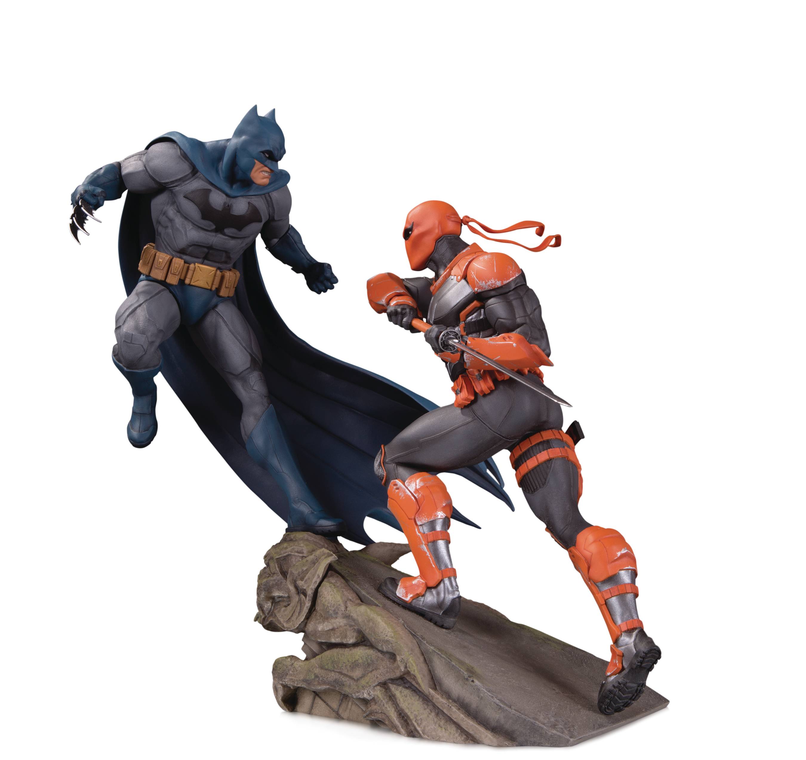 Batman Vs Deathstroke Battle Statue