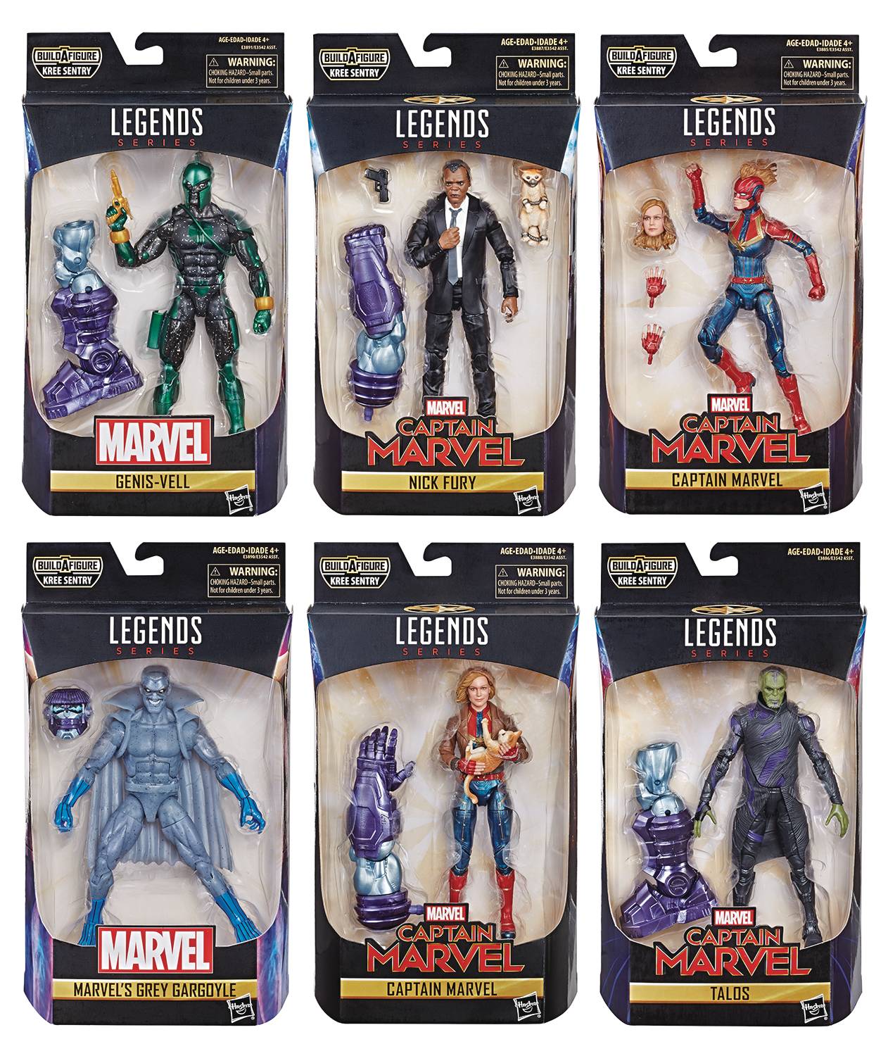 Captain Marvel Legends 6 Inch Action Figure Assortment 201901