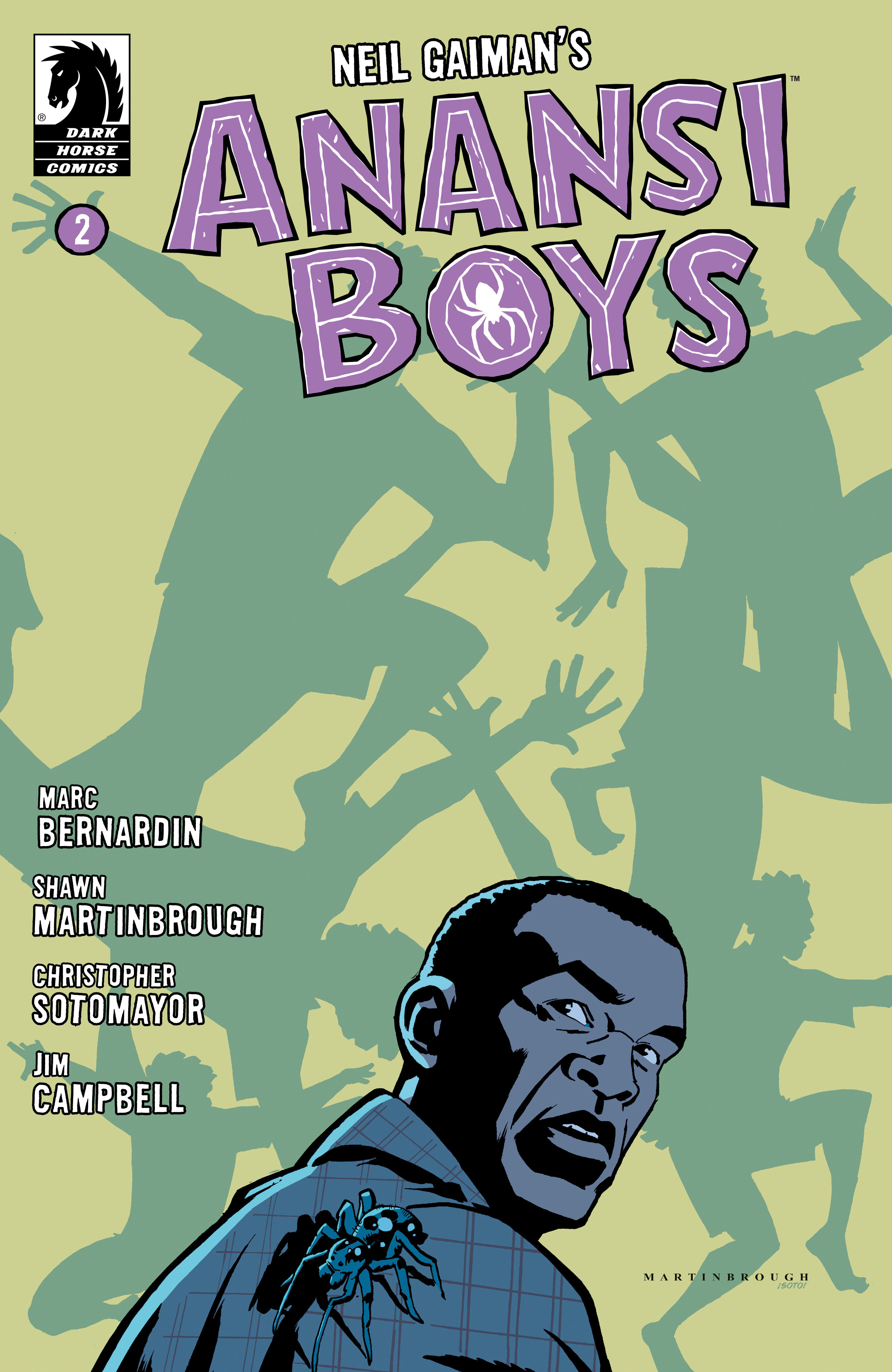 Anansi Boys #2 Cover B (Shawn Martinbrough)