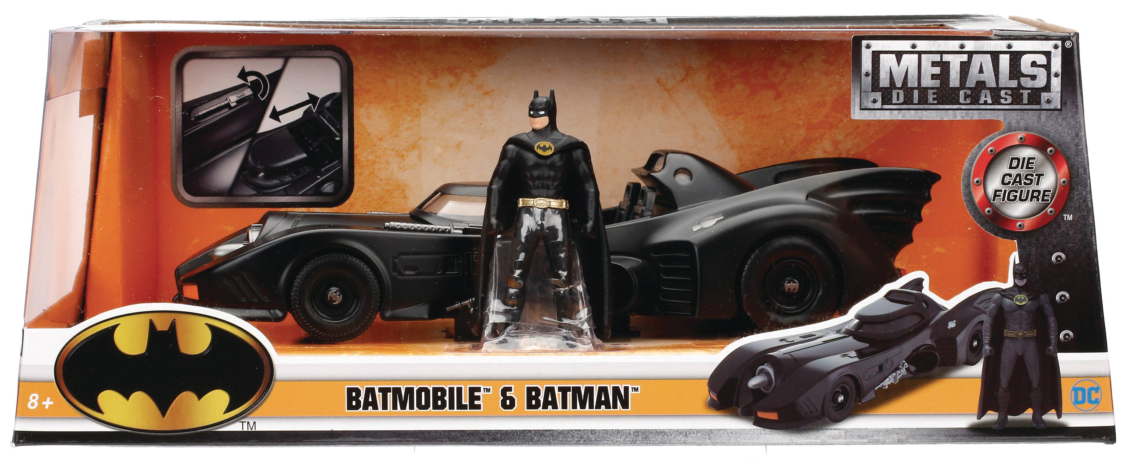 Metals Batman 89 Batmobile W/fig 1/24 Vehicle