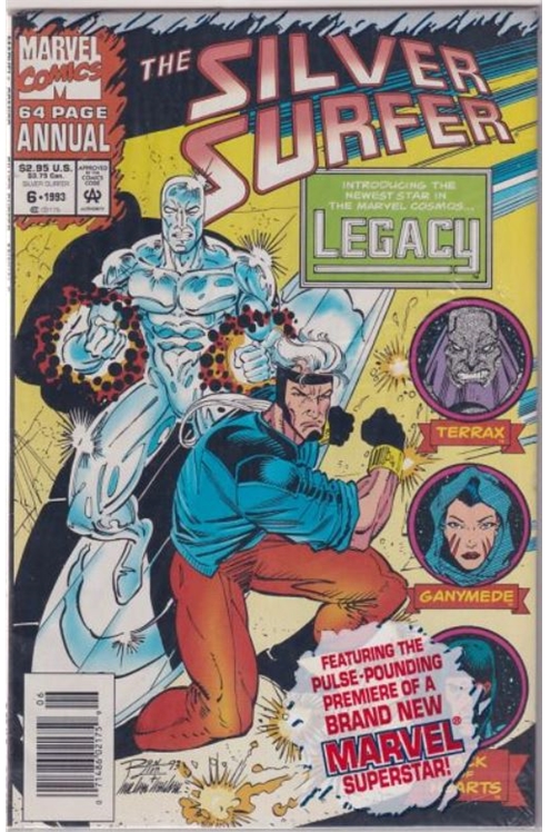 Silver Surfer Annual #6 [Polybagged Newsstand]-Very Fine (7.5 - 9)