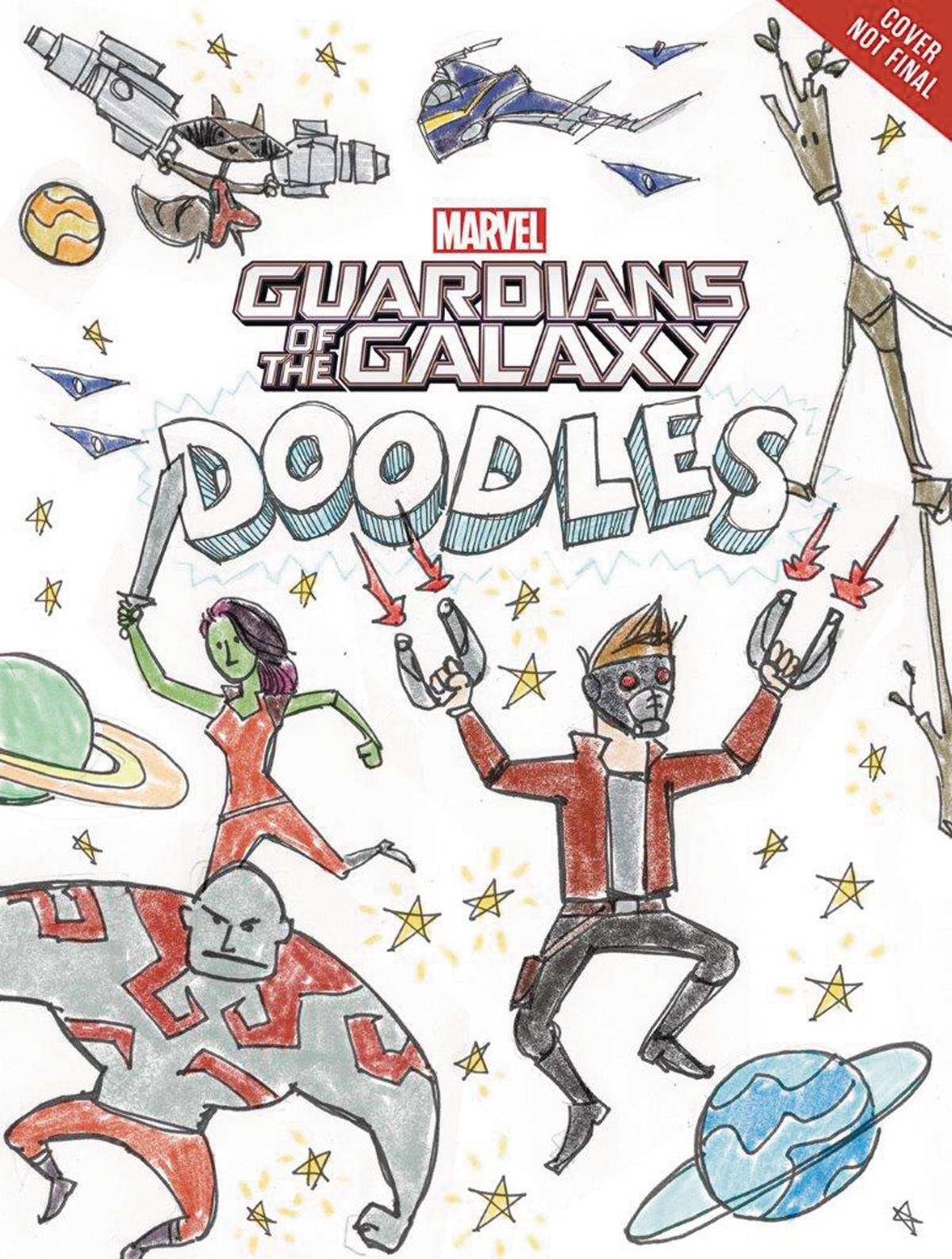 Guardians of Galaxy Doodles Soft Cover