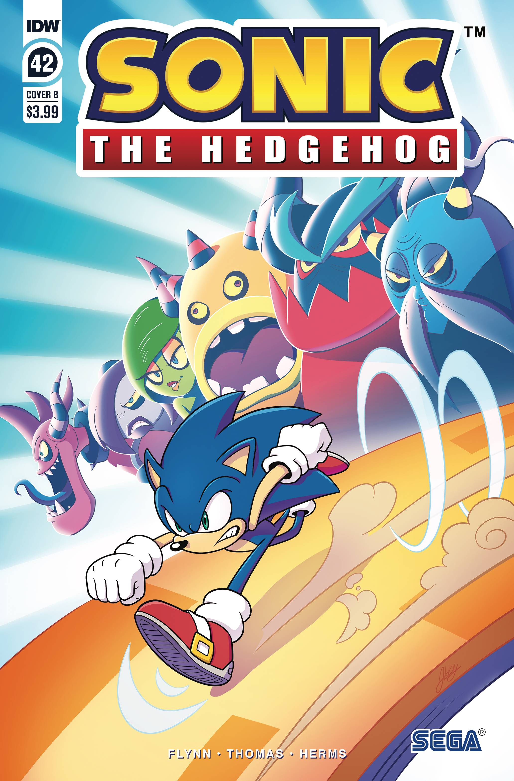 Sonic the Hedgehog #42 Cover B Abby Bulmer