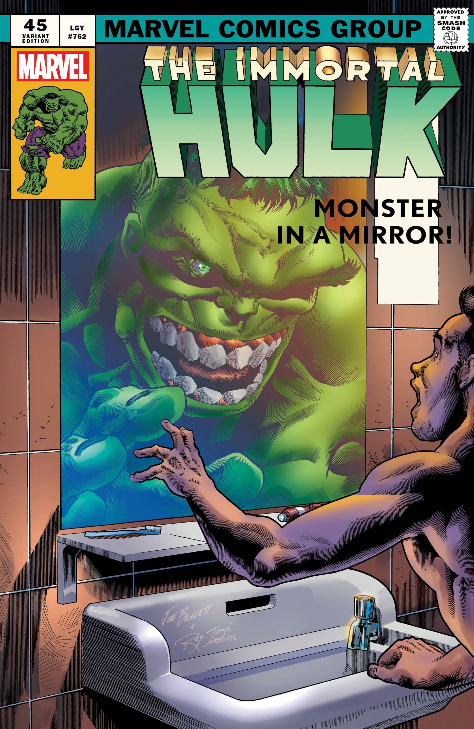 Immortal Hulk #45 Bennett Homage Variant (2018)