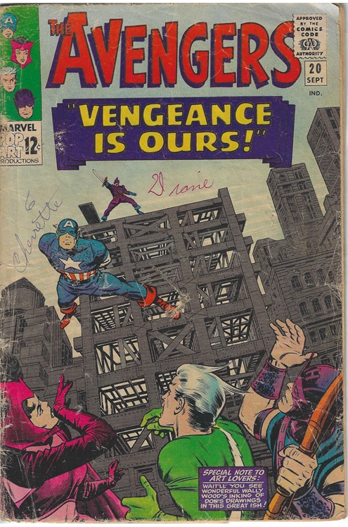 Avengers Volume 1 (1963) #20 Swordsman Joins Avengers