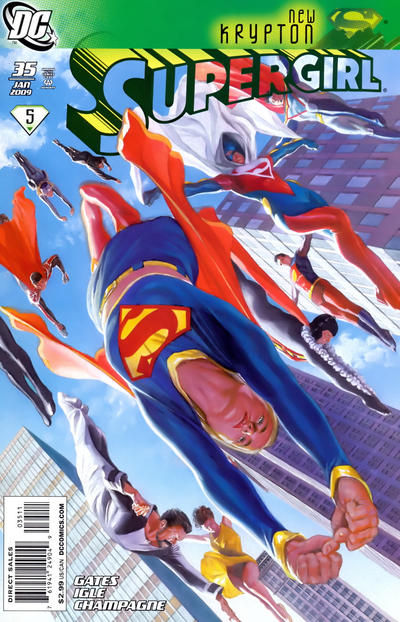 Supergirl #35 [Alex Ross Cover]-Very Fine (7.5 – 9)