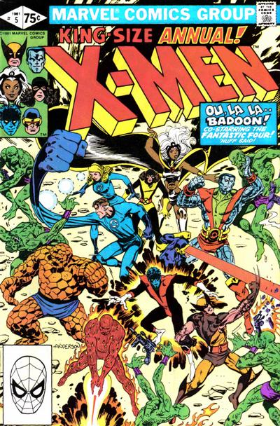 X-Men Annual #5 [Direct](1970)-Very Fine (7.5 – 9)