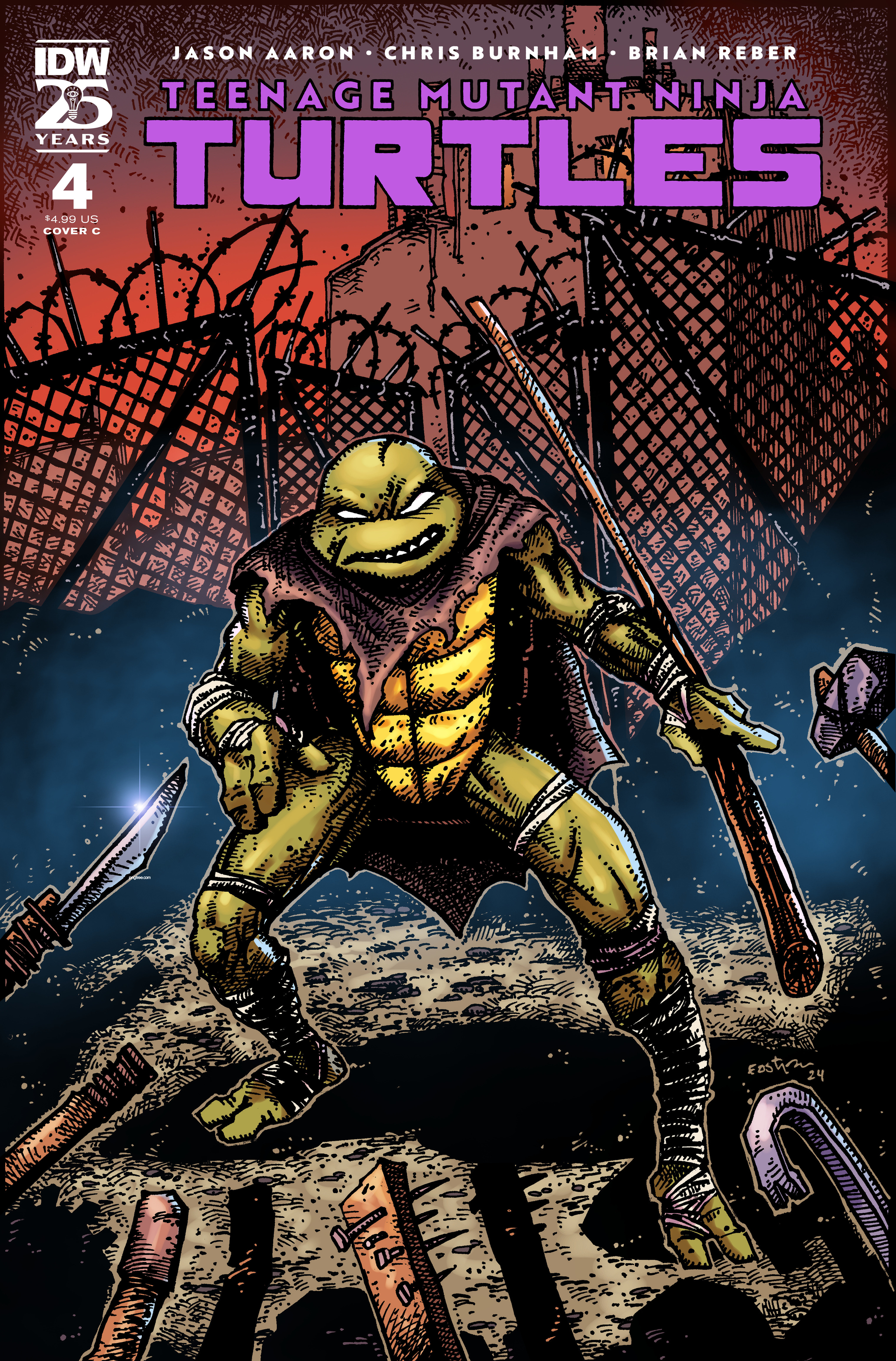 Teenage Mutant Ninja Turtles #4 Cover C Eastman 2024