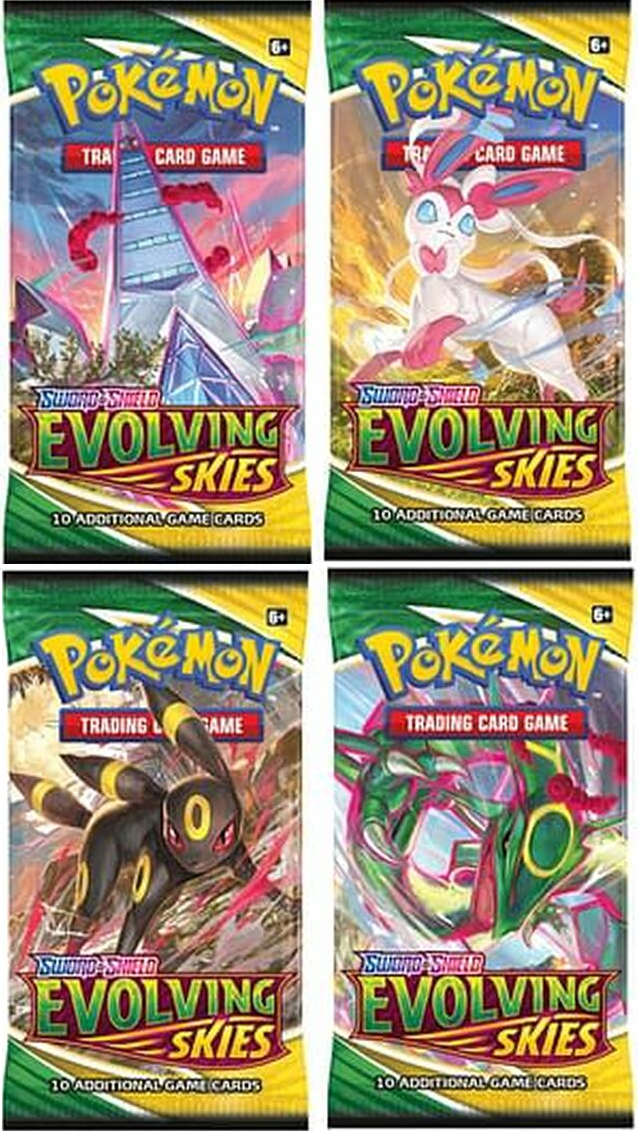 Pokémon TCG Sword & Shield 7 Evolving Skies Booster Pack