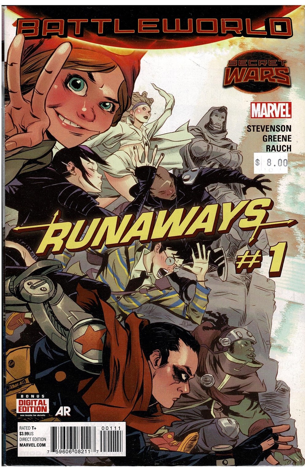 Battle World : Runaways #1-4  Comic Pack