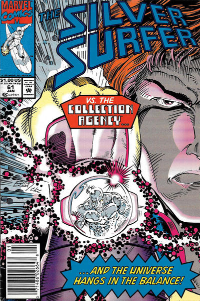 Silver Surfer #61 [Newsstand]-Good (1.8 – 3)