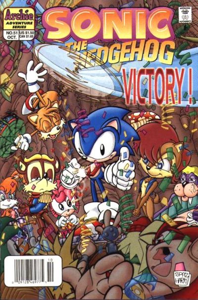 Sonic The Hedgehog #51-Very Fine (7.5 – 9)