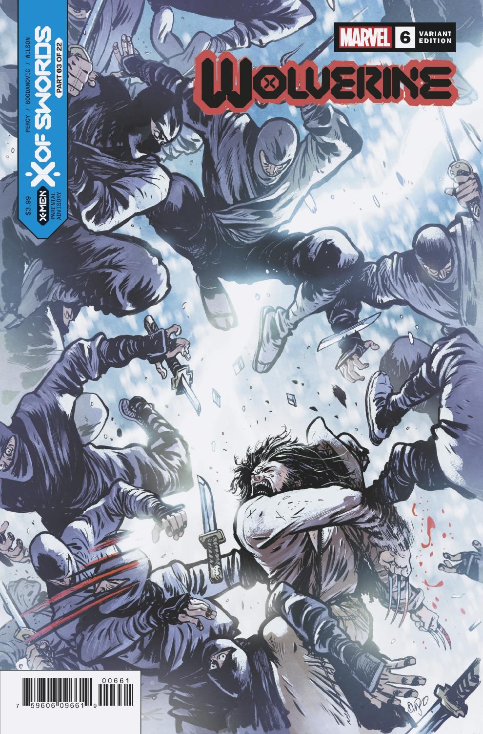 Wolverine #6 Johnson Variant X of Swords (2020)