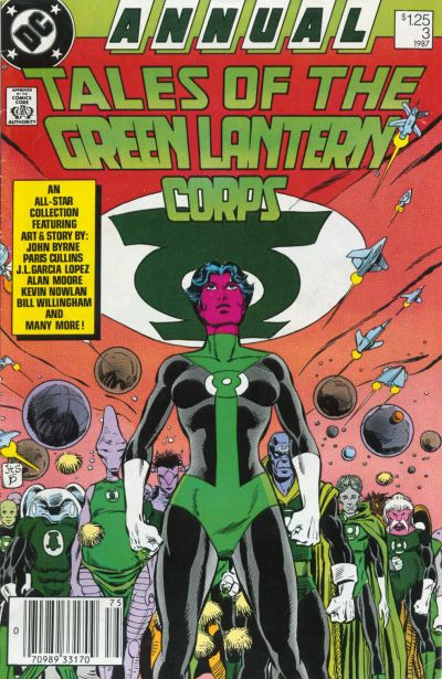 Green Lantern Annual #3 [Newsstand](1987)- Fn/Vf 7.0