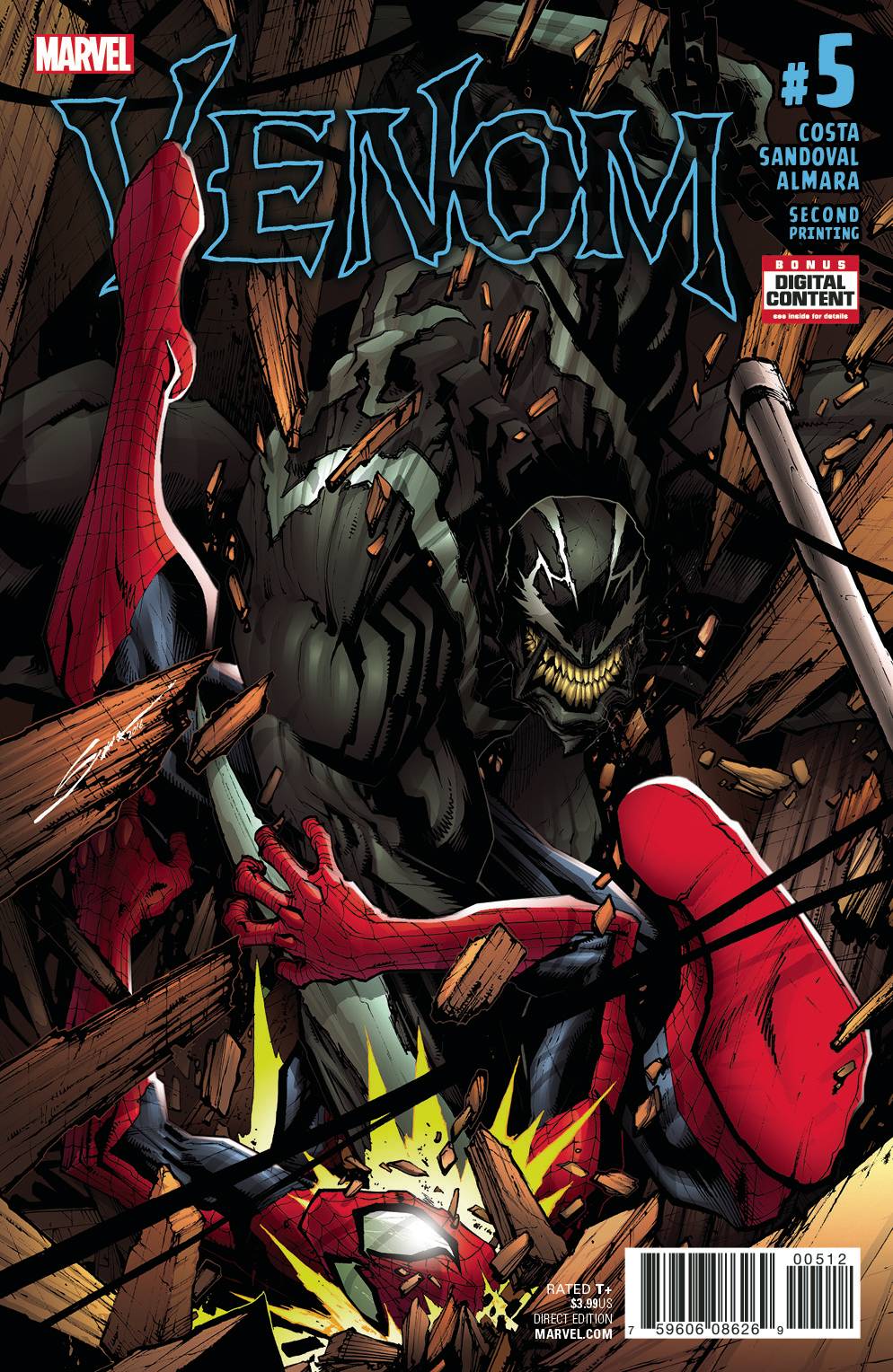 Venom #5 2nd Printing 