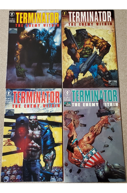 Terminator Enemy Within #1-4 (Dark Horse 1991) Set