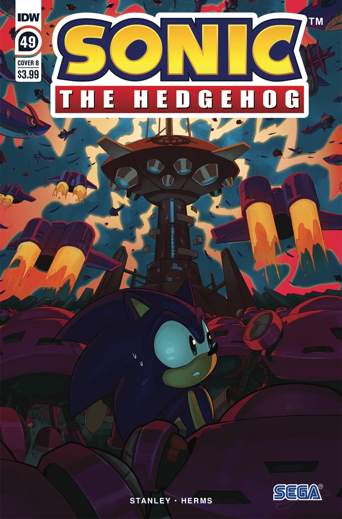 Sonic the Hedgehog #49 Cover B Gigi Dutreix