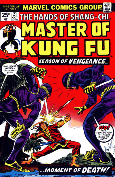 Master of Kung Fu #21-Very Fine (7.5 – 9)