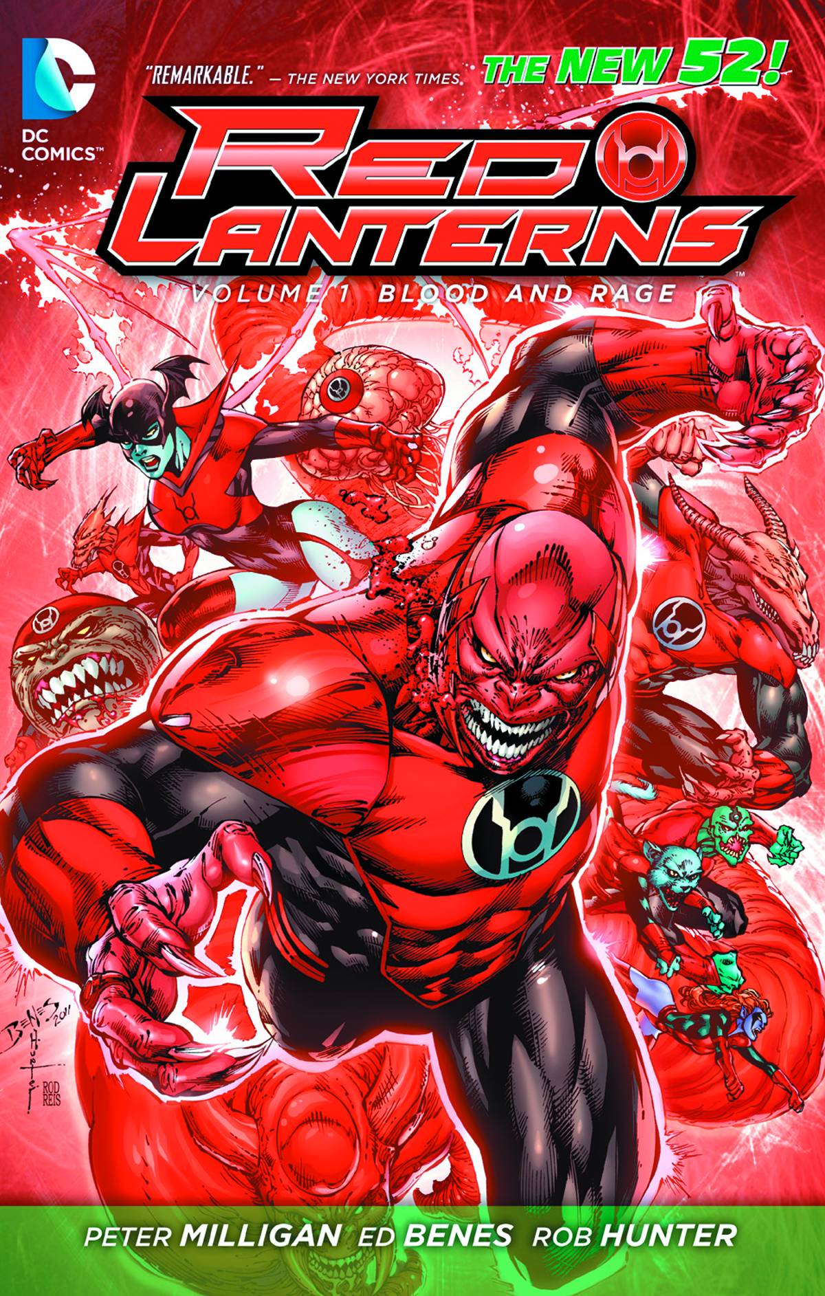 Red Lanterns Graphic Novel Volume 1 Blood And Rage