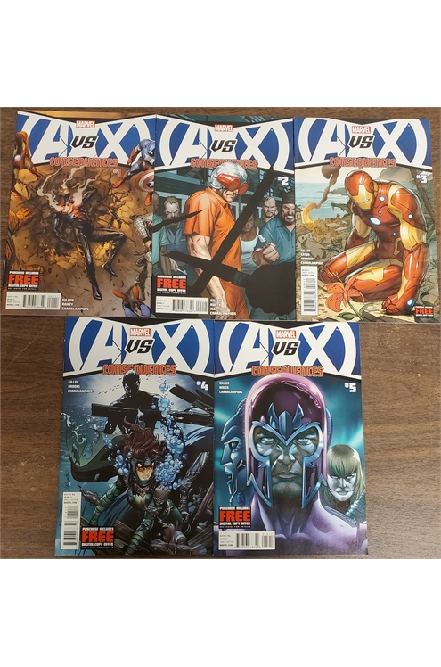 Avx Consequences #1-5 (Marvel 2012) Set
