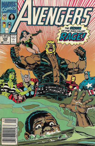 The Avengers #328 [Newsstand]-Fine (5.5 – 7)