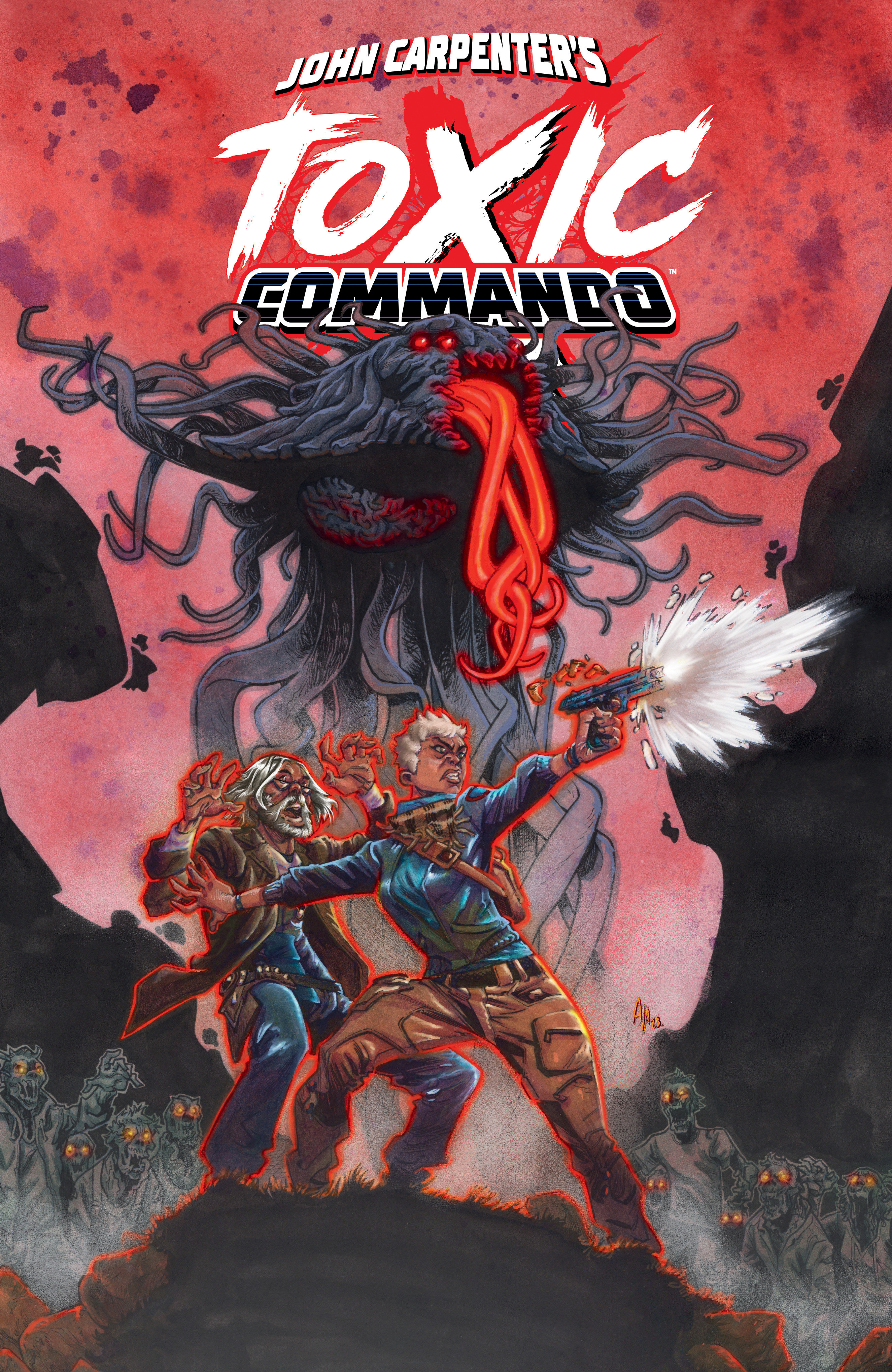 John Carpenter's Toxic Commando Rise of the Sludge God #1 Cover A (Alberto Jime Nez Alburquerque)