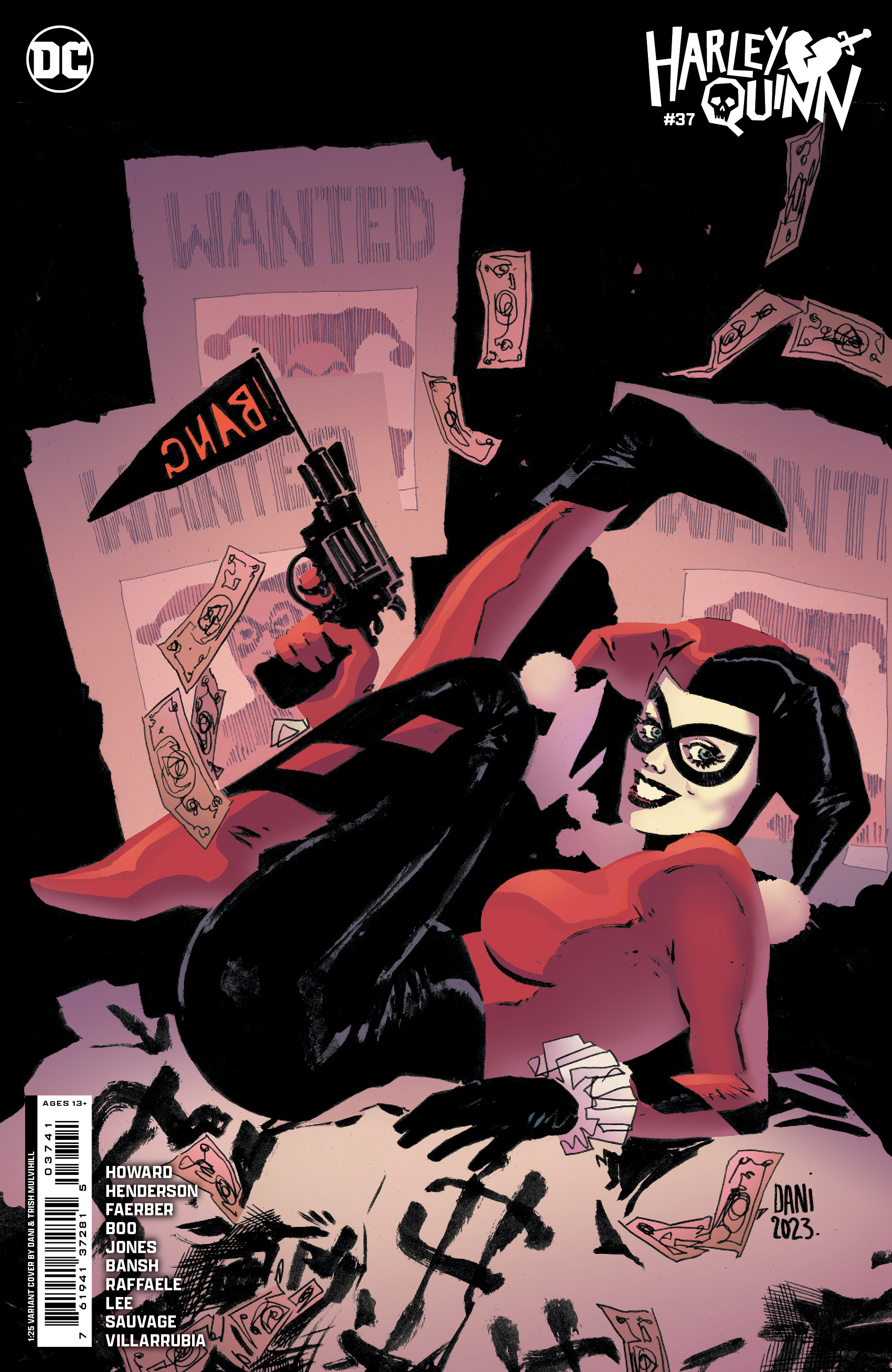 Harley Quinn #37 Cover C 1 for 25 Incentive Dani Card Stock Variant