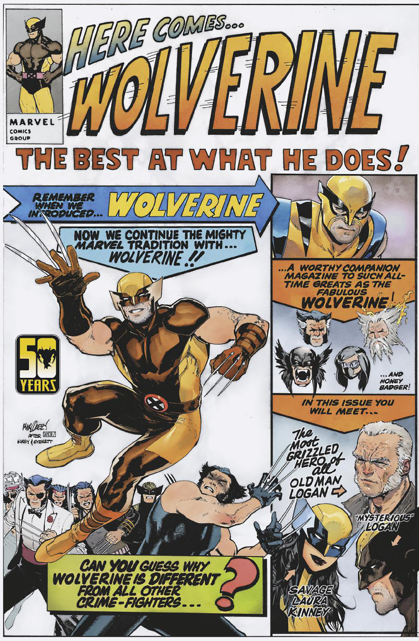 Daredevil #5 David Marquez Wolverine Wolverine Wolverine Variant (2023)