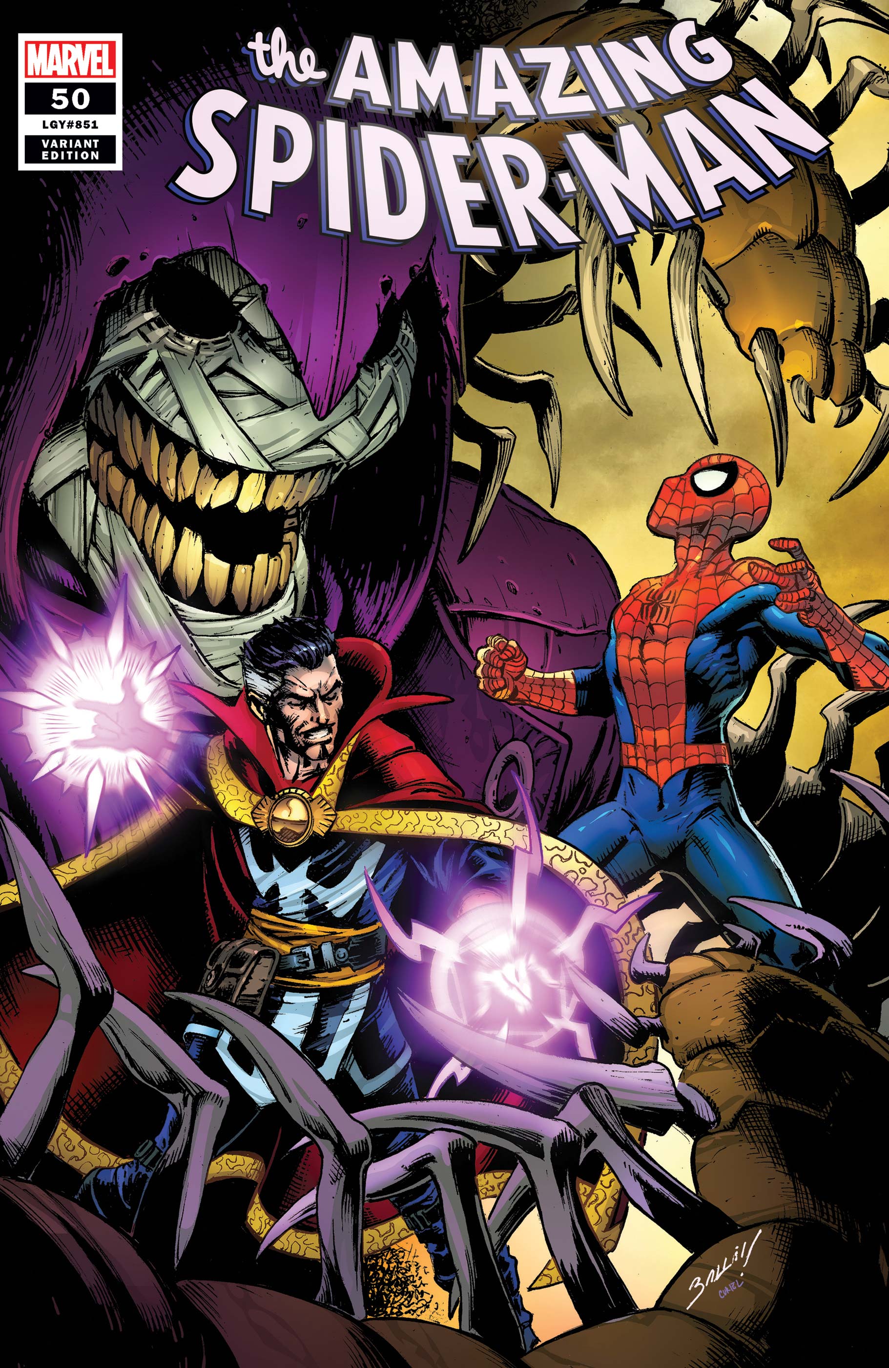 Amazing Spider-Man #50 Bagley Variant Last (2018)
