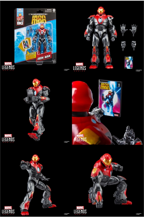 *Pre-Order* Marvel Legends Ultimate Iron Man With Ultimate Iron Man #1 (2005) Accessory