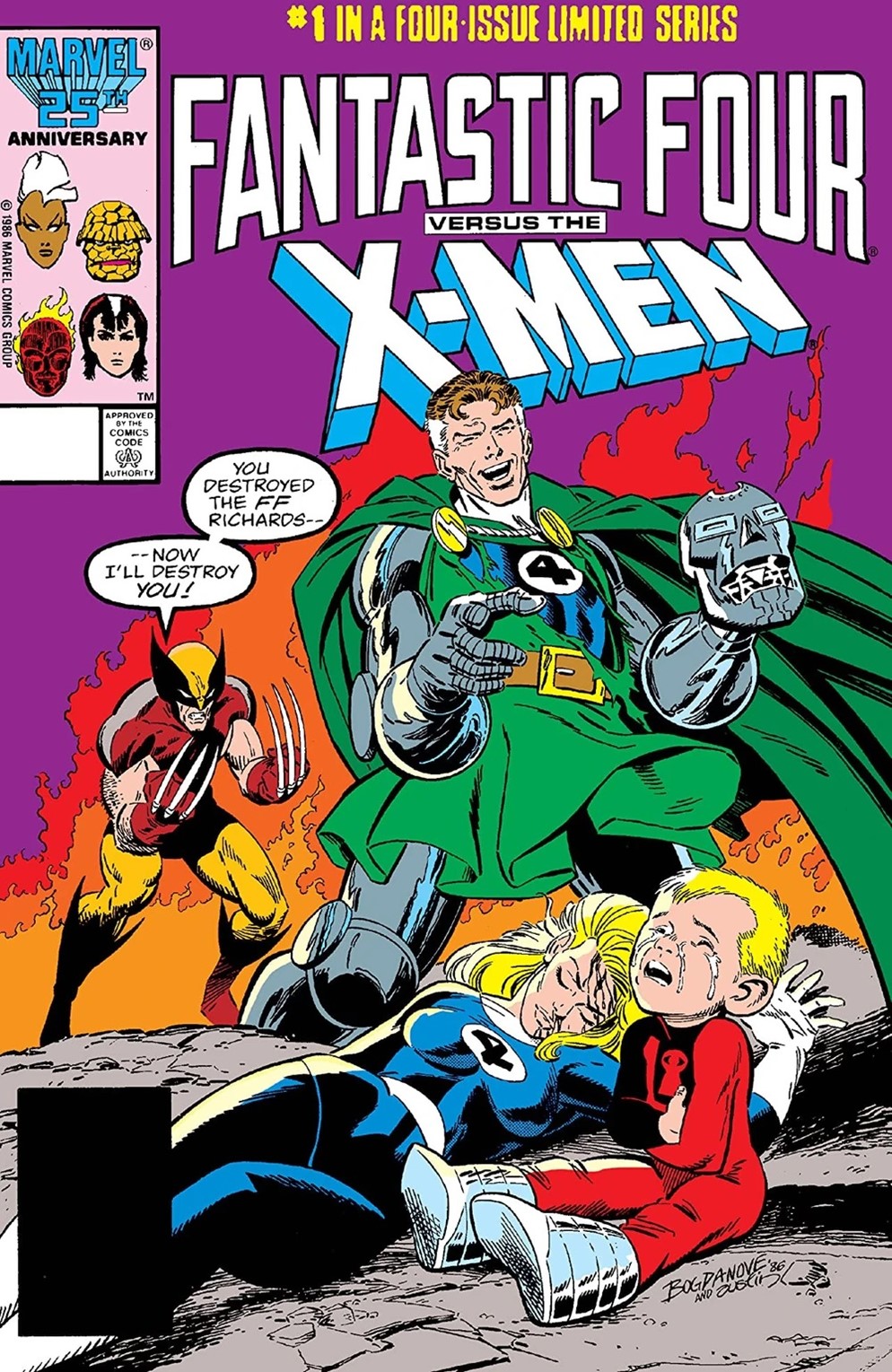Fantastic Four Vs X-Men Limited Series Bundle Issues 1-4