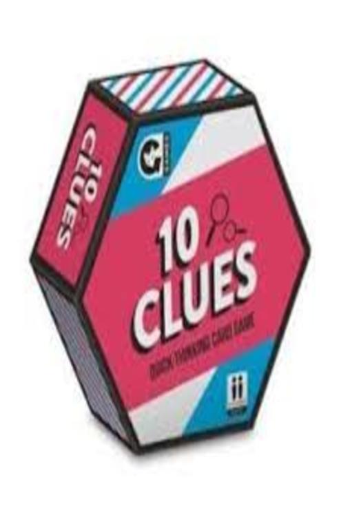 Hexagon Shaped 10 Clues Card Game