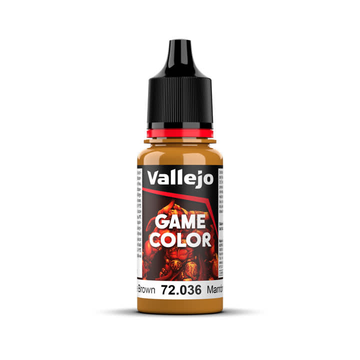 Vallejo Game Color Bronze Brown Paint, 17ml