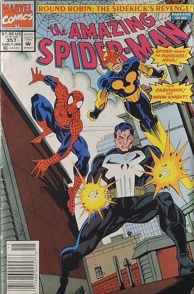 The Amazing Spider-Man #357 [Newsstand]-Fine (5.5 – 7)